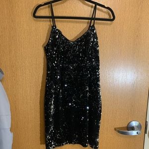 Misguided Sequin Dress